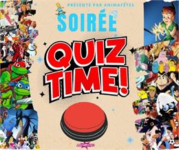 Dîner : Quiz, blind test et danse -souvenir d'enfance des années 80 à nos jours avec Animafêtes_Chap
