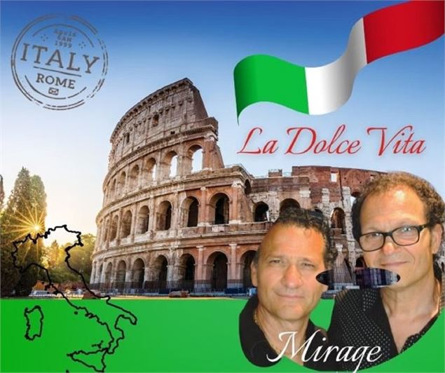 Soirée - Festa Italiana avec Mirage_Chapeiry - Auberge La Grange à Jules