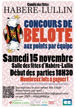 concours de belote_Habère-Lullin - Comité des Fêtes d'habère-Lullin