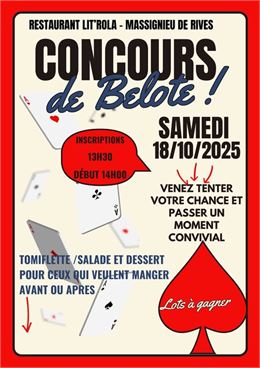 Concours de belote au port de Massignieu de Rives_Massignieu-de-Rives - Lit'Rola