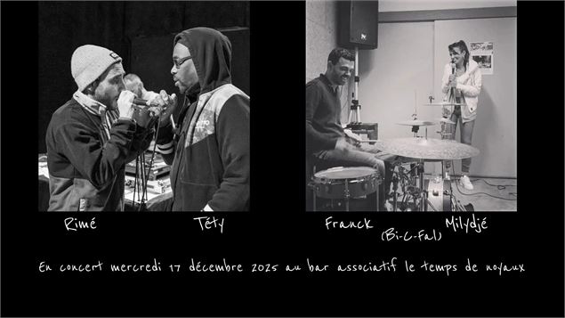 Soirée RAP avec Bi-C-Fal et Téty & Rimé au Temps Des Noyaux - non