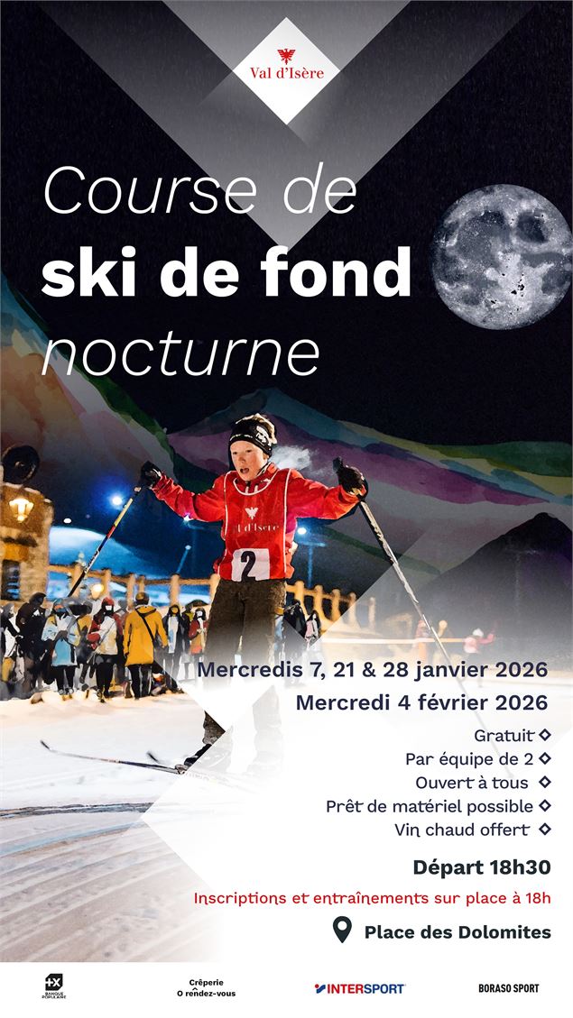 Course de ski de fond Val d'Isère - Val d'Isère Tourisme