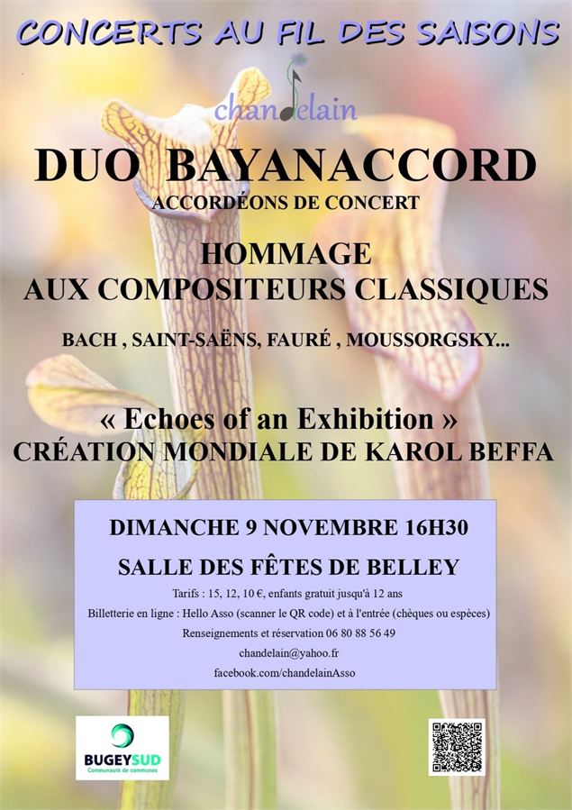 Concerts au fil des saisons - automne 2025_Belley - Chandelain Asso