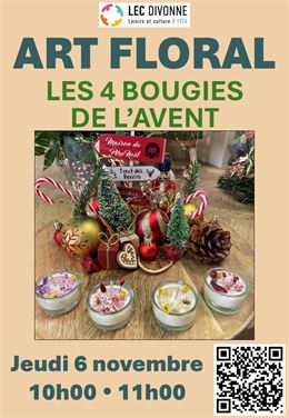 Affiche floral #2 - Association Loisirs et Culture