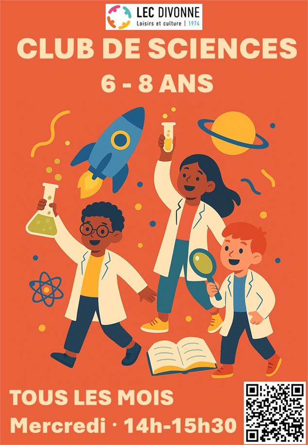 Club de science pour enfants (6-8 ans) - Association Loisirs et Culture