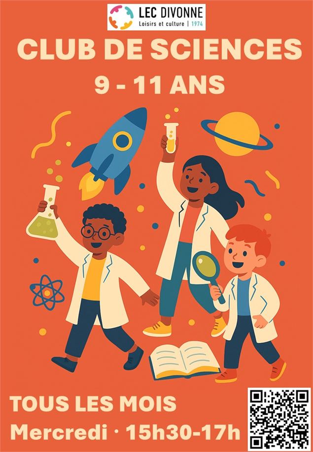 Club de science pour enfants (9-10 ans) - Association Loisirs et Culture