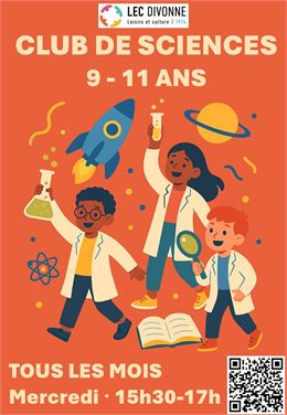 Club de science pour enfants (9-10 ans) - Association Loisirs et Culture