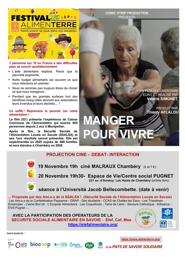 Film / Débat : Manger pour vivre - /elefalimentaire