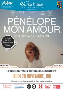 Projection à la médiathèque de Fillinges : Pénélope mon amour_Fillinges - Service communication Mair