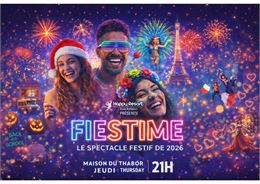 Affiche paysage de la soirée Fiestime - Happy resort