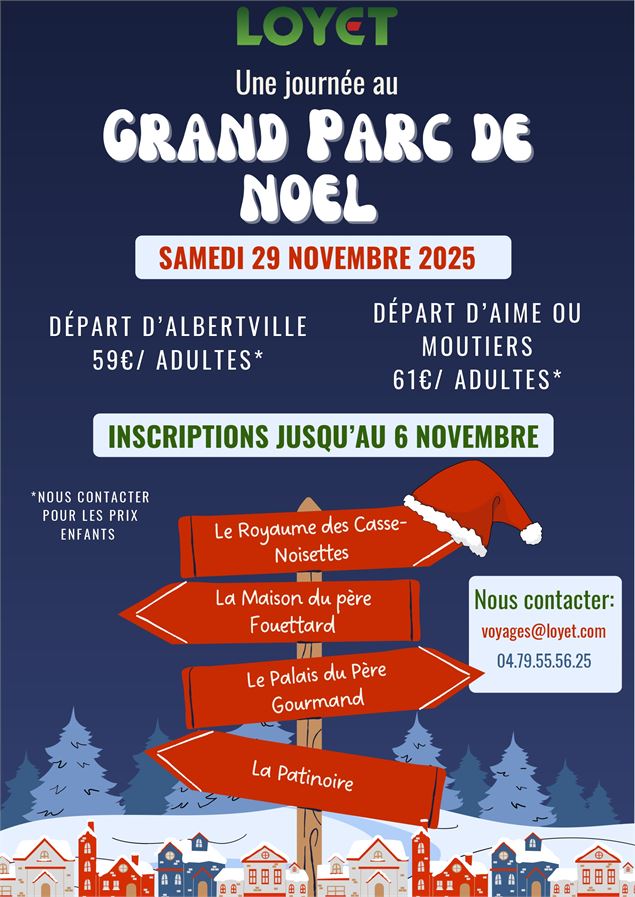 Les voyages Loyet vous proposent : une journée au Grand Parc de Noël_Albertville