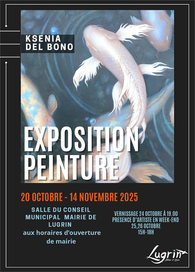 Exposition peinture - Ksenia Del Bono à Lugrin - Mairie de Lugrin