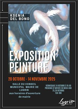 Exposition peinture - Ksenia Del Bono à Lugrin - Mairie de Lugrin
