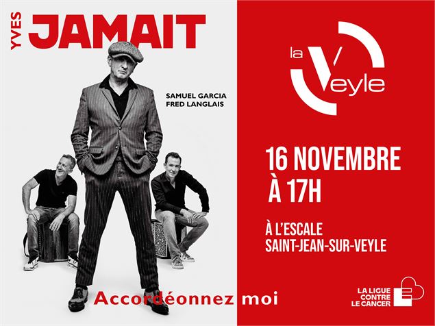 Concert Yves Jamait : Accordéonnez moi - Communauté de communes de la Veyle