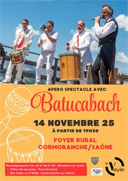 Apéro spectacle avec Batucabach_Cormoranche-sur-Saône - Bey arts