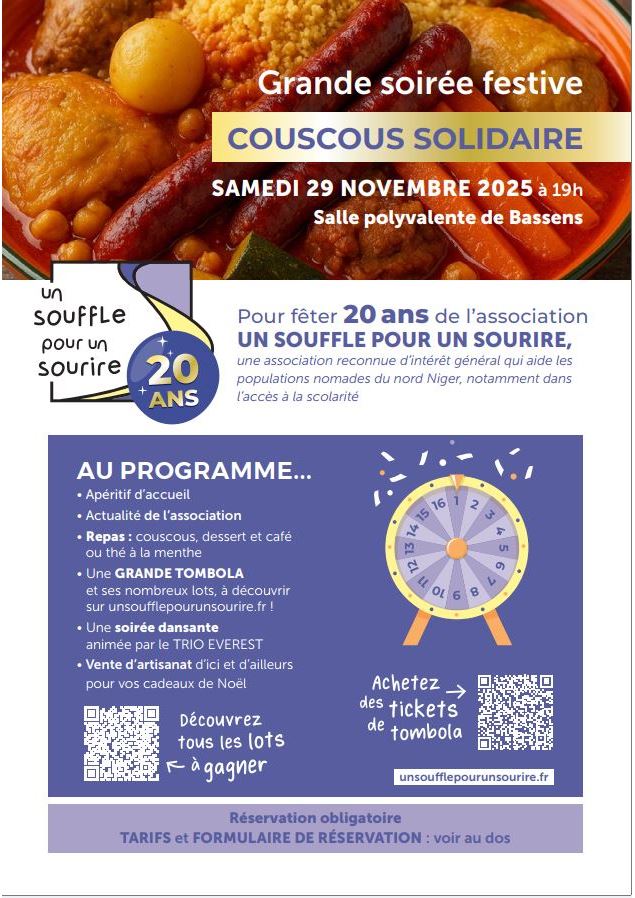 Couscous Solidaire - Un souffle pour un sourire