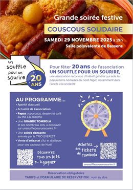 Couscous Solidaire - Un souffle pour un sourire