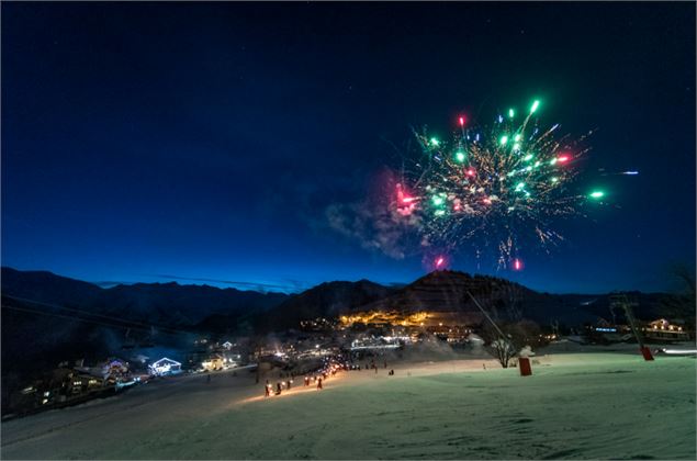 Descente aux flambeaux et feu d'artifice - Alban Pernet