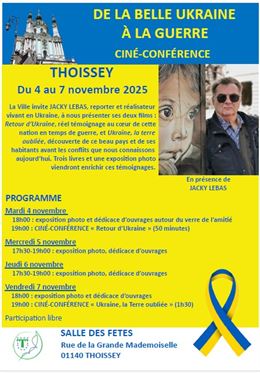 Ciné conférence " de la belle Ukraine à la guerre"_Thoissey