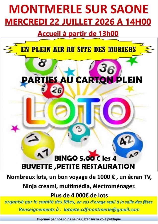 Loto en plein air_Montmerle-sur-Saône