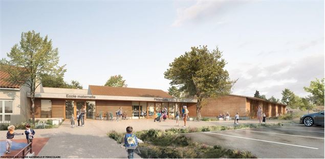 Extension du groupe scolaire  - ©EXAGON studio