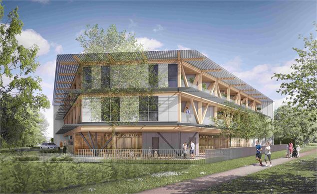 Photo projet maison solidaire et citoyenne de SAINT-GENIS-POUILLY - ©Mégard-architectes