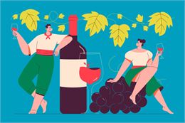 Illustration Beaujolais - Freepik