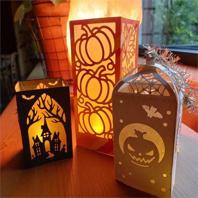 Atelier lanterne d'halloween_Les Gets - atelier mezzanine