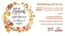Ateliers Aquarelles, cucurbitacées & végétaux_Servoz