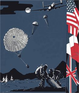 Images de parachutages - Coll. J.-L. Perquin / droits réservés