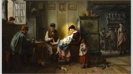 Raphael Ritz, Le Médecin de fortune, 1886. © Musées cantonaux du Valais, Sion. Michel Martinez - © M