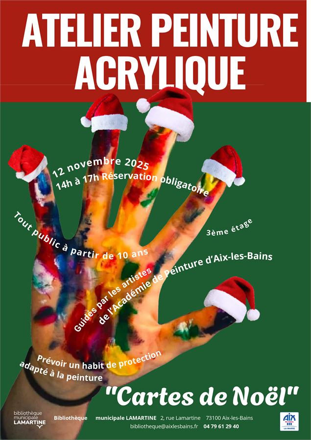 Atelier peinture acrylique 