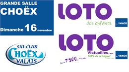 Loto des Enfants et Grand Loto du Ski Club Choex_Monthey - Ski Club Choex Monthey