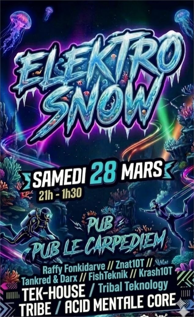 Soirée Techno Live - Carpediem_Les Carroz-d'Arâches