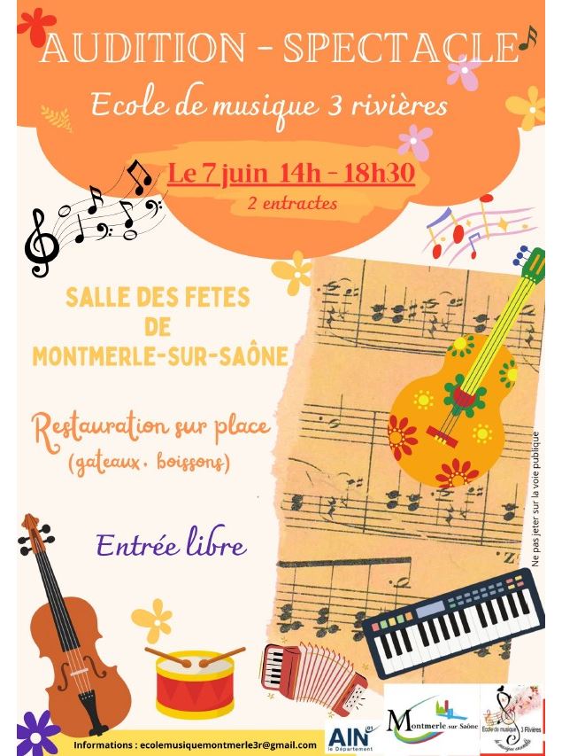 Audition spectacle de fin d'année_Montmerle-sur-Saône