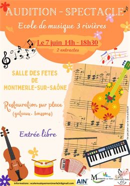 Audition spectacle de fin d'année_Montmerle-sur-Saône