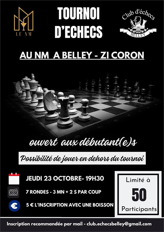 Tournoi d'échecs_Belley - Club Echecs de Belley