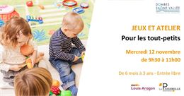 Jeux et ateliers : Pour les tout-petits - Trévoux - Médiathèque La Passerelle