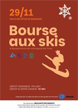 Affiche 2025 Bourse ski et matériel de montagne - Altitude