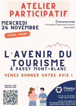 Atelier participatif d'échanges sur l'avenir du tourisme_Passy