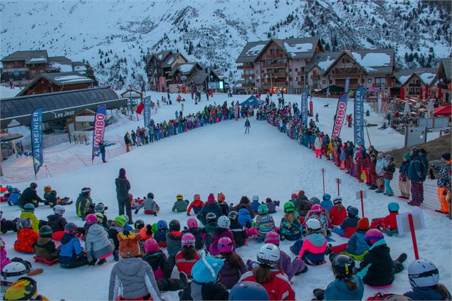 Course de luges Haribo à Valmeinier - Erwan Madec