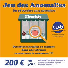 jeu anomalies vitrine 2025 - ucab