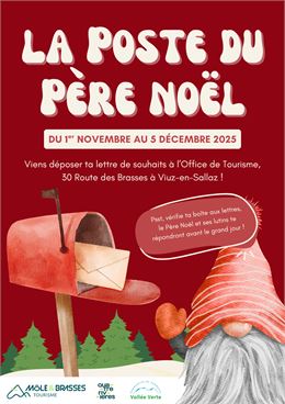 Visuel Poste du Père Noël par Môle & Brasses Tourisme - Môle & Brasses Tourisme
