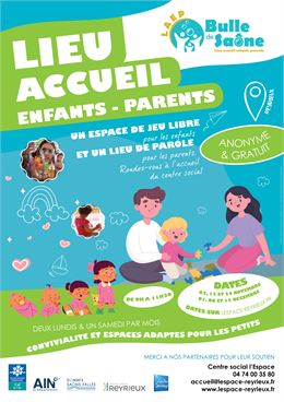 Lieu d'Accueil Enfants Parents - Reyrieux - Crédit freepik