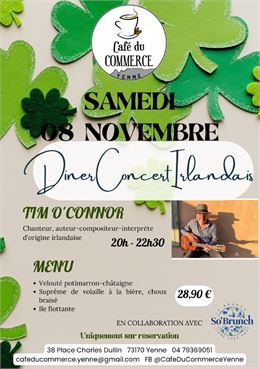 Dîner Concer Irlandais au Café du Commerce_Yenne