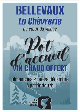 Pot d'accueil à la Chèvrerie_Bellevaux - La Clique du Roc