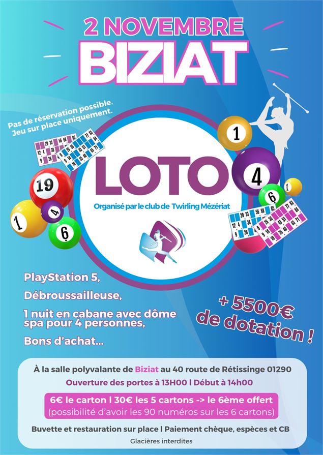 Loto Twirling - Twirling Mézériat