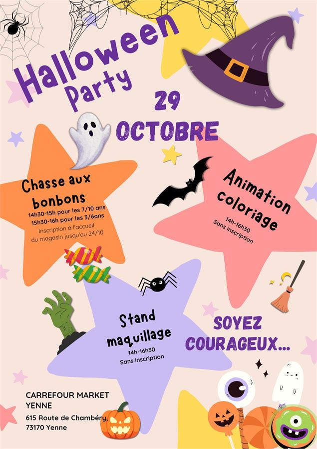 Halloween Party à Carrefour Market !_Yenne