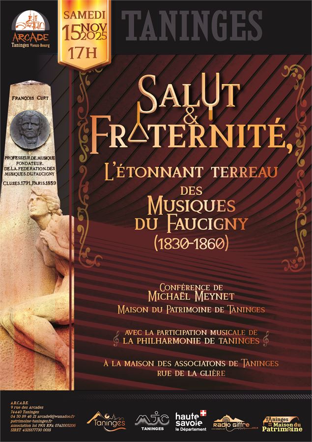 Affiche Salut et Fraternité - Association ARCADE