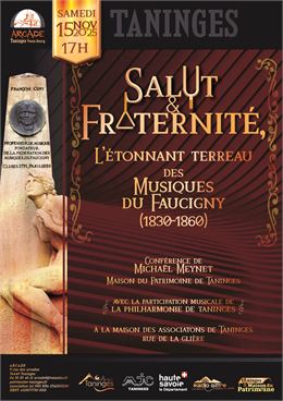 Affiche Salut et Fraternité - Association ARCADE